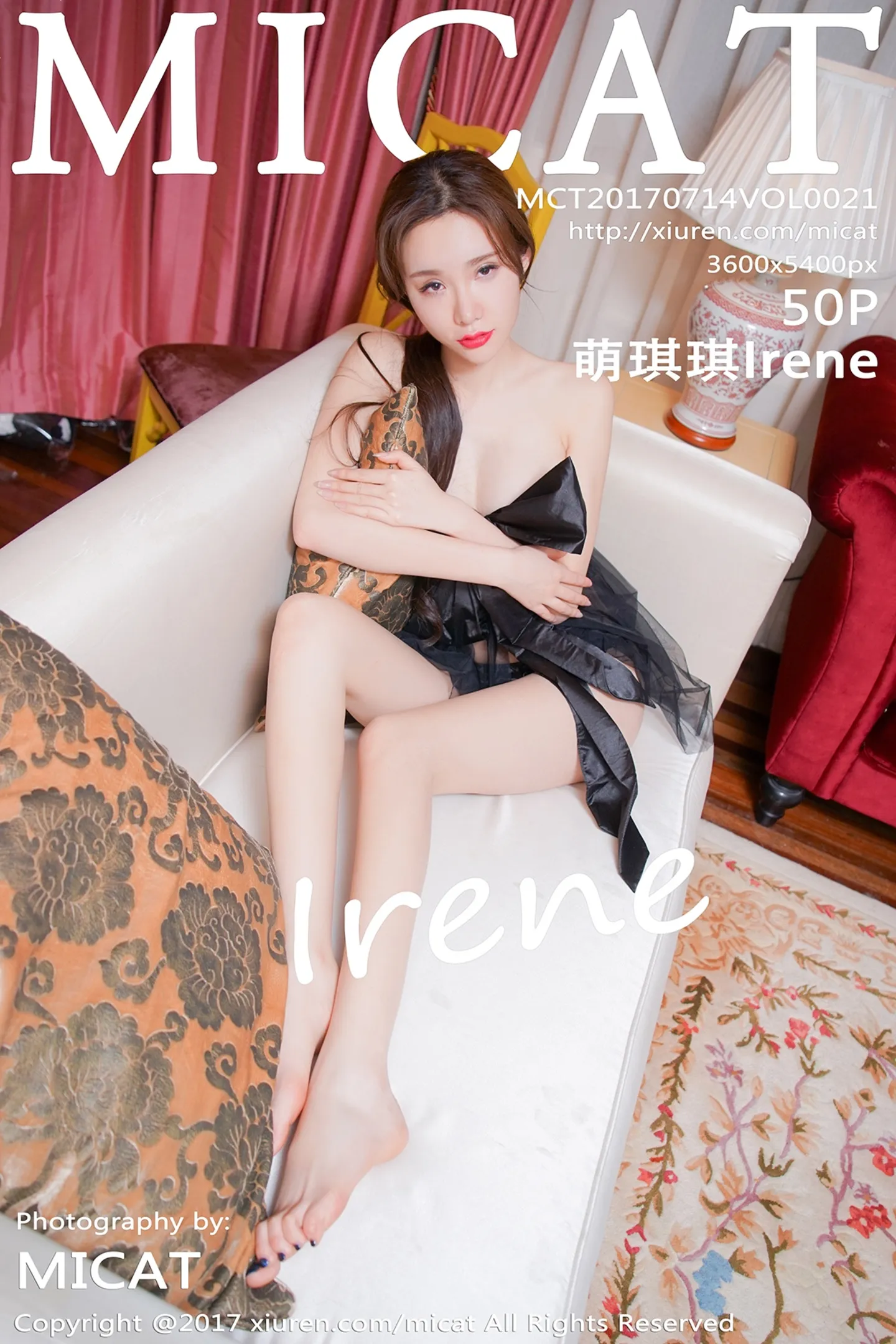 [MICAT猫萌榜]Vol.021_性感女神萌琪琪Irene花样内衣秀玲珑曲线妩媚诱惑写真50P-秀人网 - XiuRen.Pro